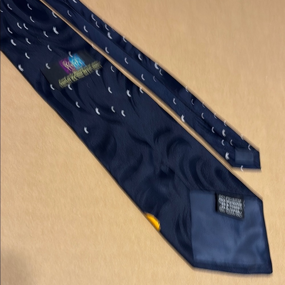 Disney Pooh 57” Black Tie with Winnie the Pooh Design - Picture 2 of 6